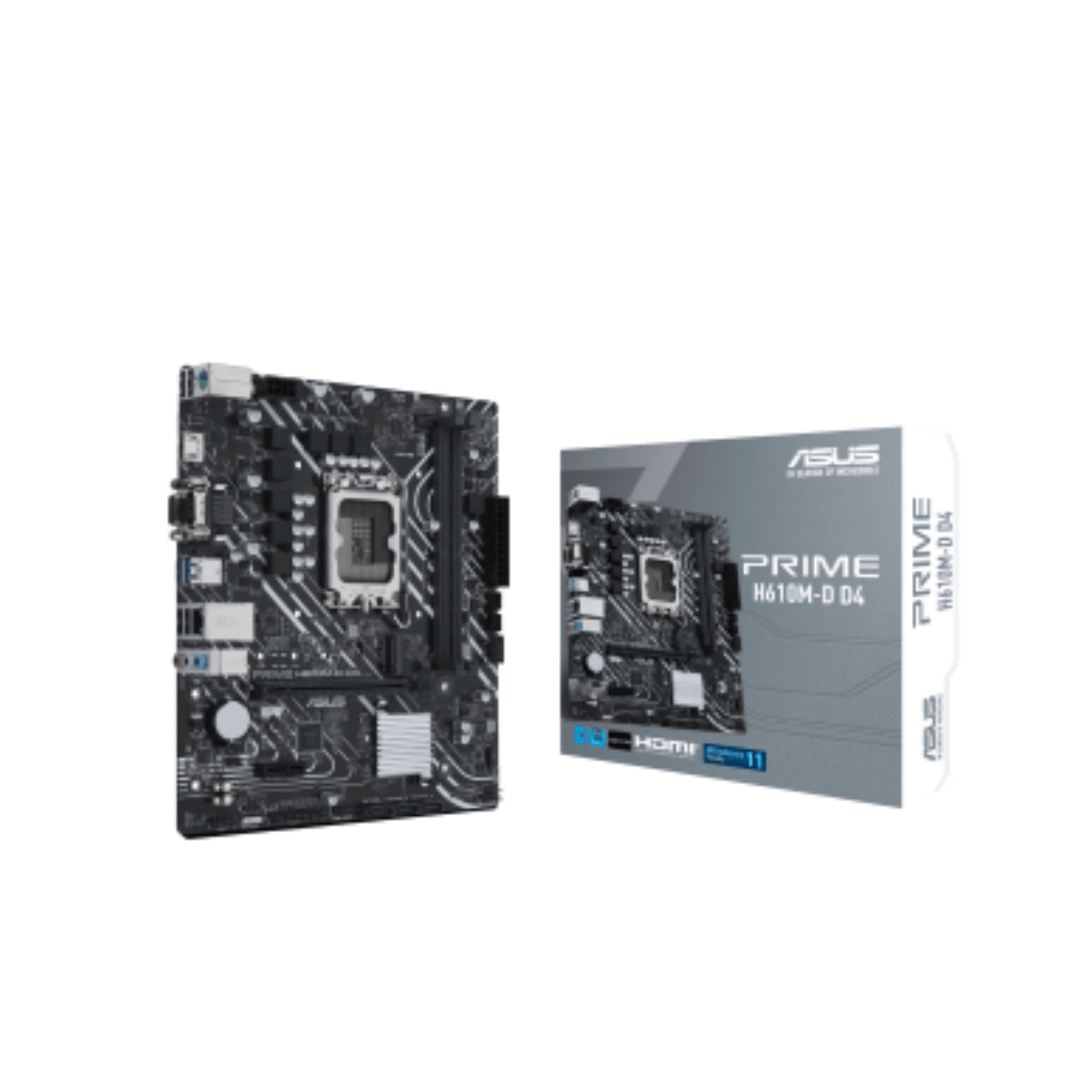 Asus Prime H610M-D D4 LGA1700 mATX Motherboard Asus Prime H610M-D D4 LGA1700 mATX Motherboard